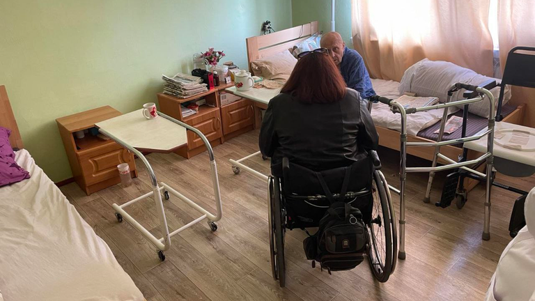 Тетяна Баранцова в лікарні